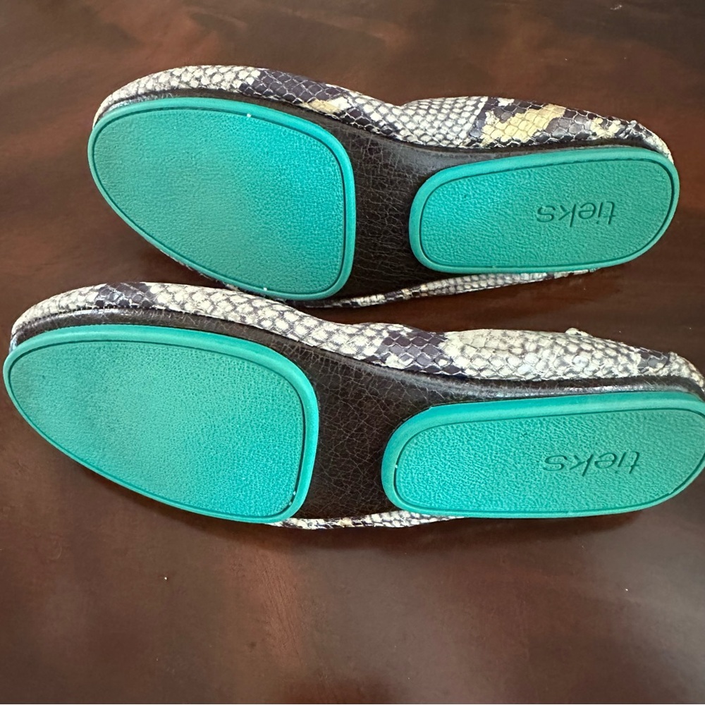 Tieks SAND SNAKE Ballet Flat Size 8 Very Good Preowned Condition - Picture 4 of 4
